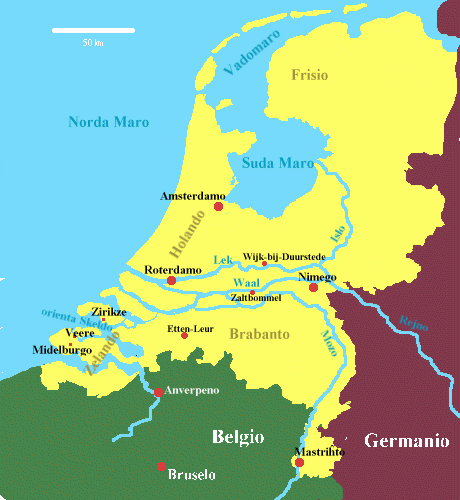 Mapo de Nederlando